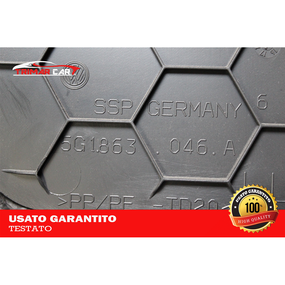 5G1863046A RIVESTIMENTO TUNNEL DESTRO VW GOLF 7 VII VARIANT (2013 IN POI) 1.6 TDI 105CV 77KW COD MOTORE: CLH