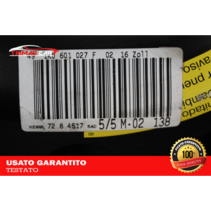 1K0601027F RUOTINO DI SCORTA PNEUMATICO VW GOLF 5 V (1K1)(03-09) T125-70-R16