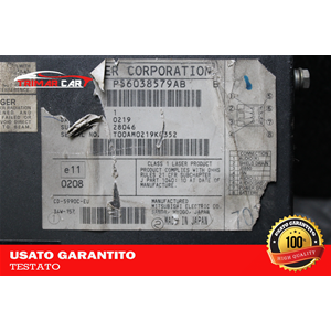 P56038579AB CARICATORE CD AUTORADIO LETTORE JEEP GRAND CHEROKEE 2 II (WJ,WG)(98-05) 2.7 CRD 4X4 163CV 120KW COD MOTORE: 665921 (ENF)