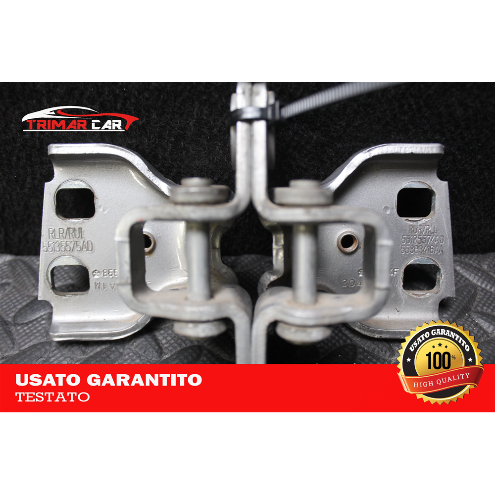 55135575AD COPPIA CERNIERE INFERIORE SUPERIORE PORTA POSTERIORE SX JEEP GRAND CHEROKEE 2 II (WJ,WG)(98-05) 2.7 CRD 4X4 163CV 120KW COD MOTORE: 665921 (ENF)