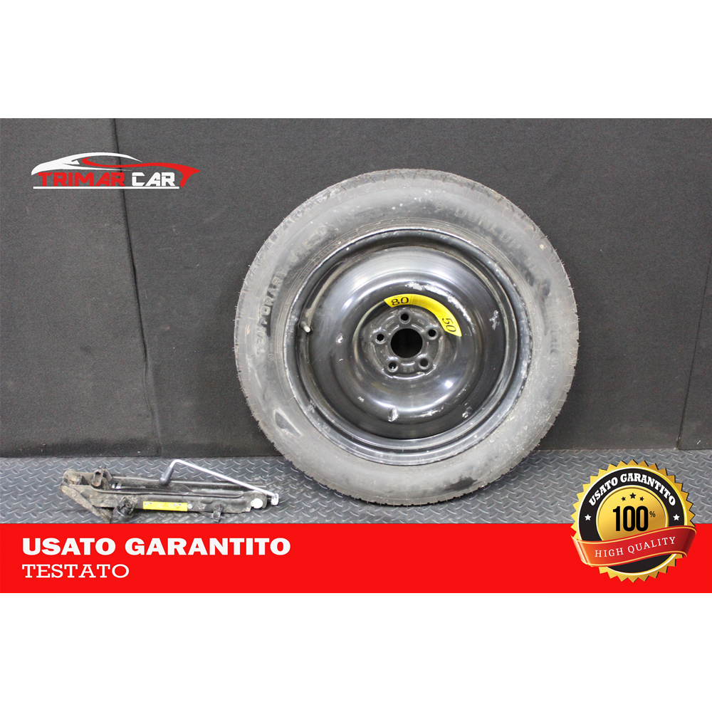 A1634011102 155/90D18 KIT RUOTA DI SCORTA CON CRICK  MERCEDES CLASSE ML (W163)(98-05) 2.7 270 CDI 163CV 120KW COD MOTORE: 612989