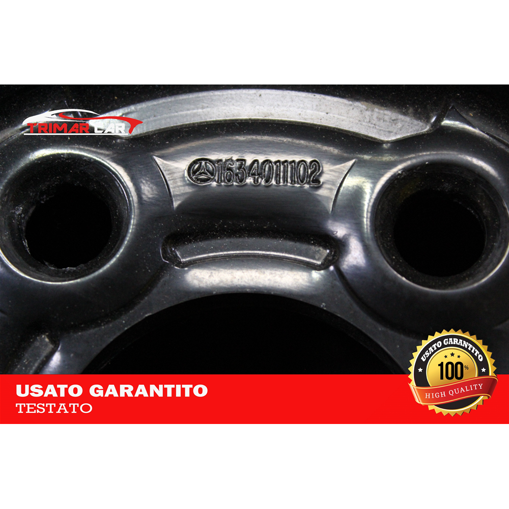 A1634011102 155/90D18 KIT RUOTA DI SCORTA CON CRICK  MERCEDES CLASSE ML (W163)(98-05) 2.7 270 CDI 163CV 120KW COD MOTORE: 612989