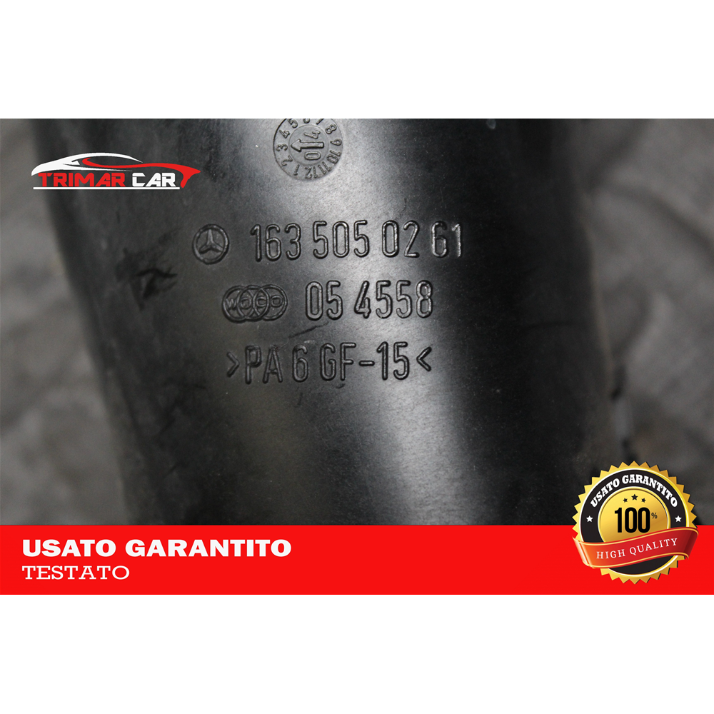 1635050261 TUBO MANICOTTO ASPIRAZIONE ARIA MERCEDES CLASSE ML (W163)(98-05) 2.7 270 CDI 163CV 120KW COD MOTORE: 612963 