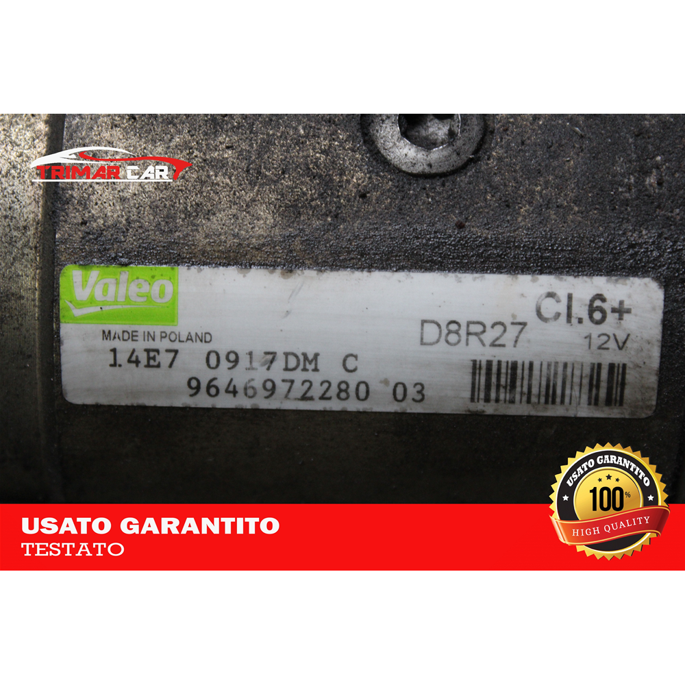 9646972280 MOTORINO AVVIAMENTO CITROEN C4 GRAND PICASSO 1 I (UA)(06-13) 2.0 HDI RHJ