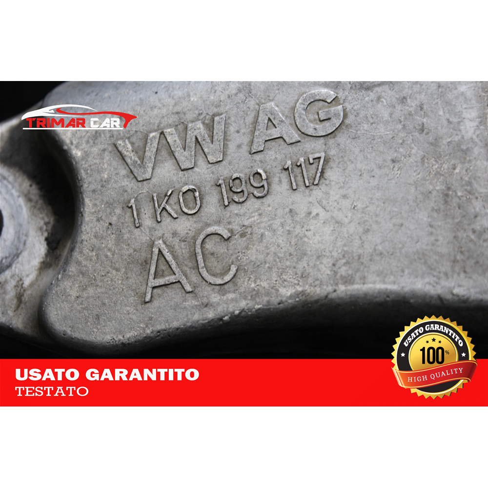 1K0199117AC SUPPORTO CAMBIO MOTORE VW PASSAT (3C2)(05-10) 2.0 TDI 16V 140CV 103KW COD MOTORE: BKP