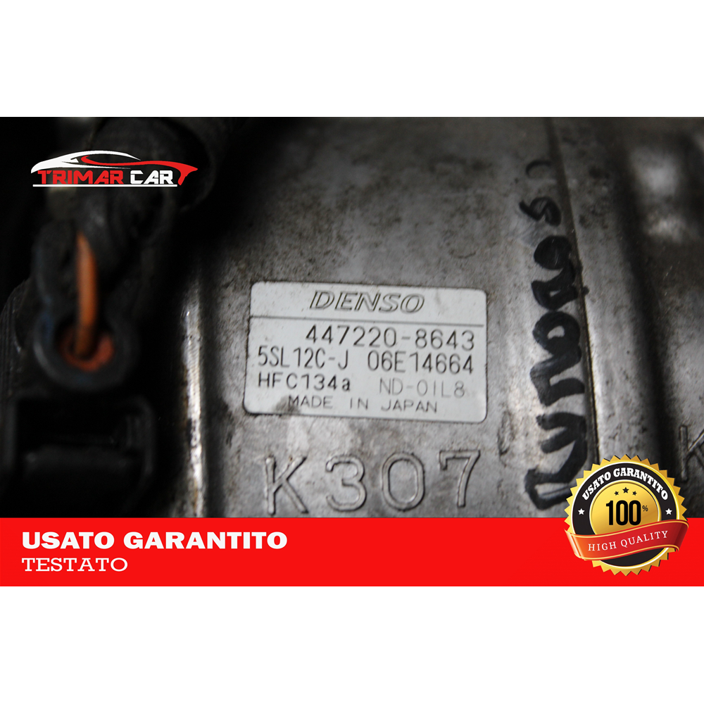 447220-8643 COMPRESSORE AC CLIMA FIAT STILO (192) (2001-2010) 1.9 JTD