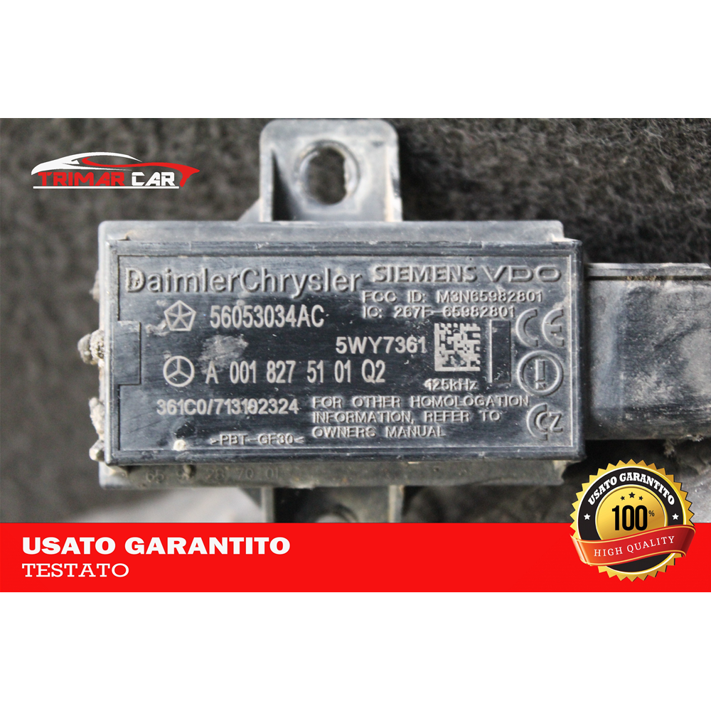 56053034AC CENTRALINA SENSORE PRESSIONE PNEUMATICI JEEP GRAND CHEROKEE 3 III (WH,WK)(04-11) 3.0 CRD 4X4 218CV 160KW COD MOTORE: EXL