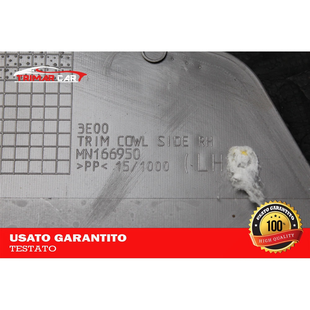 MN166950 MODANATURA RIVESTIMENTO INTERNO MONTANTE DX MITSUBISHI L200 TRITON (KA,T,KB,T)(04-15) 2.5 DID 136CV 100KW COD MOTORE; 4D56