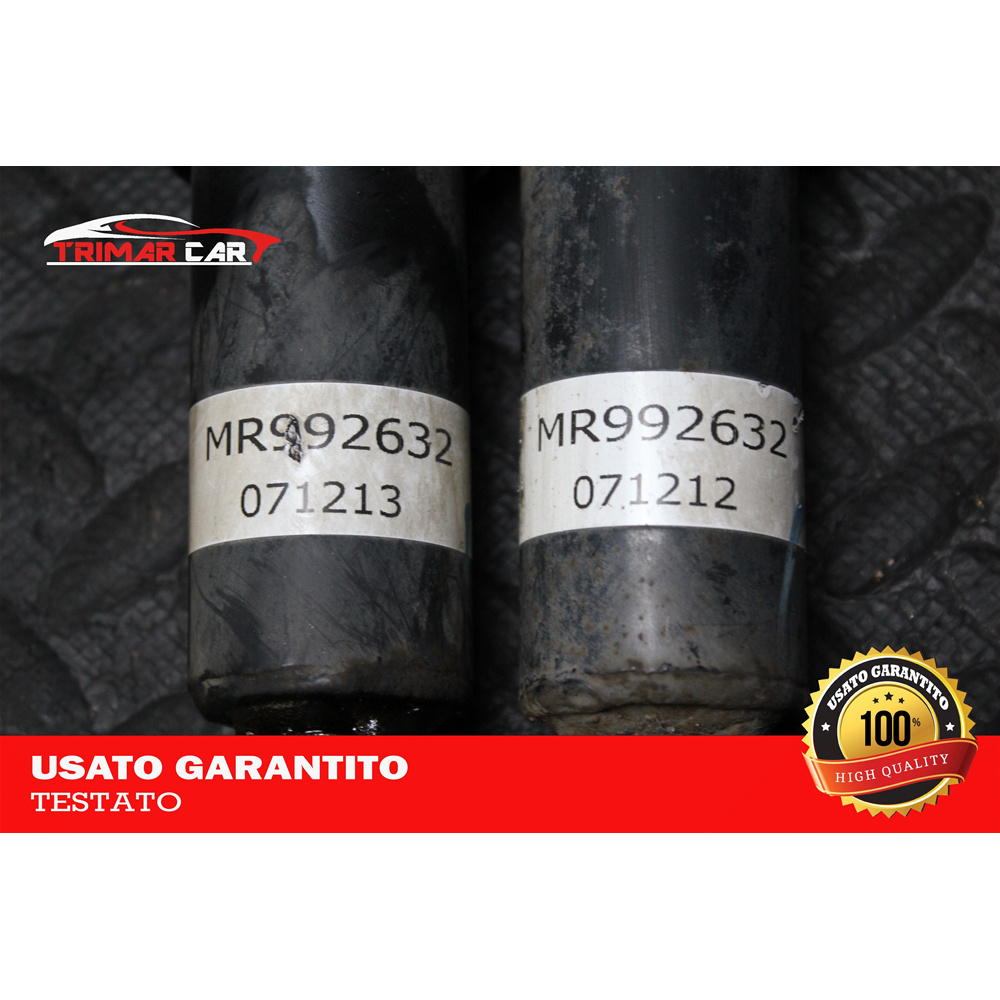 MR992632 COPPIA AMMORTIZZATORI POSTERIORI DX SX MITSUBISHI L200 TRITON (KA,T,KB,T)(04-15) 2.5 DID 136CV 100KW COD MOTORE; 4D56