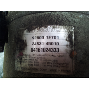 926001F701 COMPRESSORE AC CLIMA NISSAN