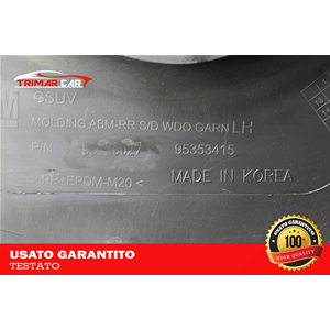 TELAIO FINESTRINO INTERNO POSTERIORE DESTRO CHEVROLET TRAX (2012 IN POI) 1.7 TD 131CV 96KW COD MOT: A17DTS