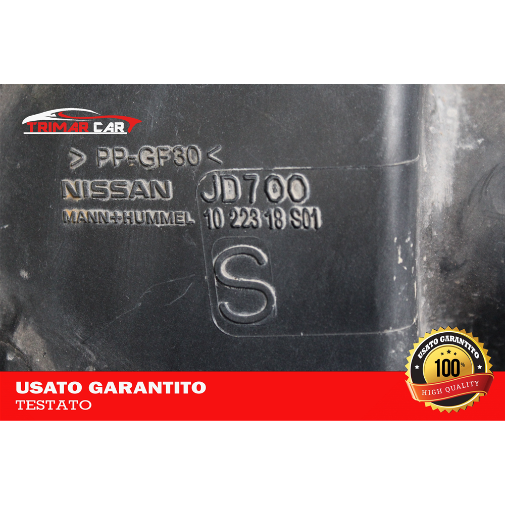 1022318S01 16500JD70C AIRBOX PORTAFILTRO ARIA NISSAN QASHQAI 1 I (J10,JJ10)(06-13) 2.0 DCI 150CV 110KW COD MOTORE: M9R