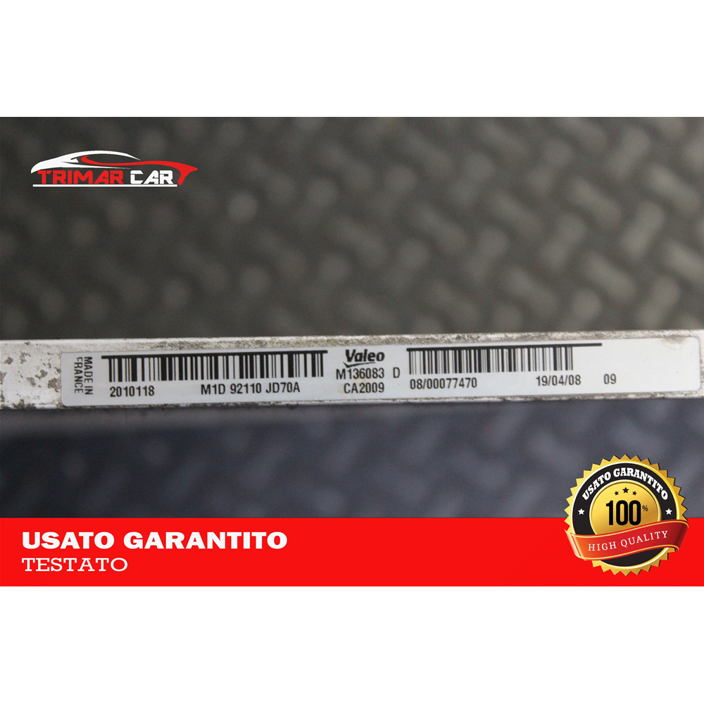 995890A 92100JD700 RADIATORE CONDENSATORE AC CLIMA NISSAN QASHQAI 1 I (J10,JJ10)(06-13) 2.0 DCI 150CV 110KW COD MOTORE: M9R