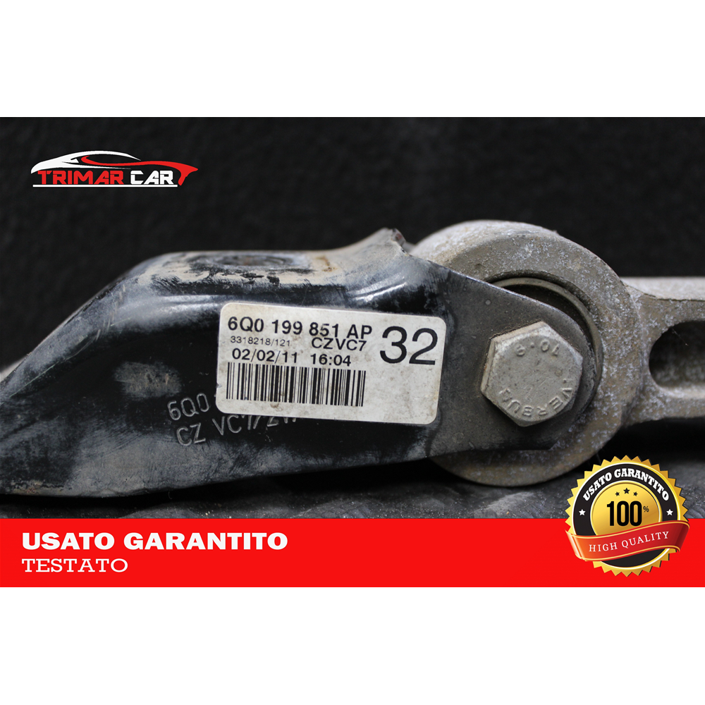 6Q0199851 SUPPORTO MOTORE VW POLO (6R,6C)(2009-2017) 1.6 TDI 90CV 66KW COD MOTORE: CAY