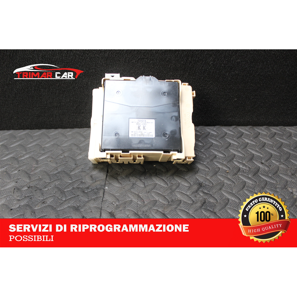 82730-12X81 CENTRALINA SCATOLA PORTAFUSIBILI TOYOTA AURIS SW (E18)(2013 IN POI) 1.8 HYBRID 99CV 73KW COD MOTORE: 2ZR