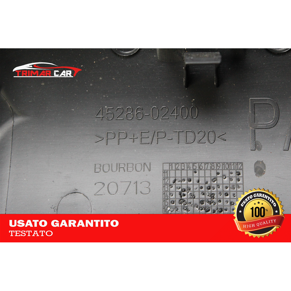 45286-02400 COPERTURA PIANTONE STERZO SUPERIORE TOYOTA AURIS SW (E18)(2013 IN POI) 1.8 HYBRID 99CV 73KW COD MOTORE: 2ZR