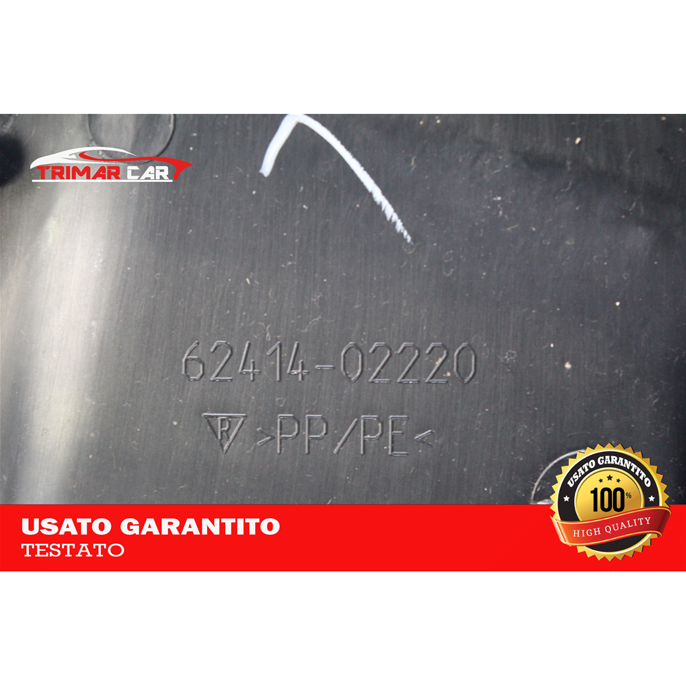 62414-02220 MODANATURA RIVESTIMENTO MONTANTE INF SINISTRO TOYOTA AURIS SW (E18)(2013 IN POI) 1.8 HYBRID 99CV 73KW COD MOTORE: 2ZR