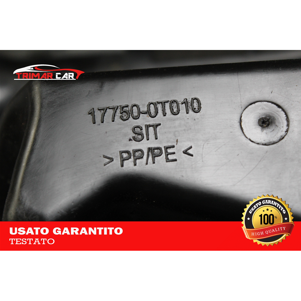 177500T010 TUBO MANICOTTO ASPIRAZIONE ARIA TOYOTA AURIS SW (E18)(2013 IN POI) 1.8 HYBRID 99CV 73KW COD MOTORE: 2ZR