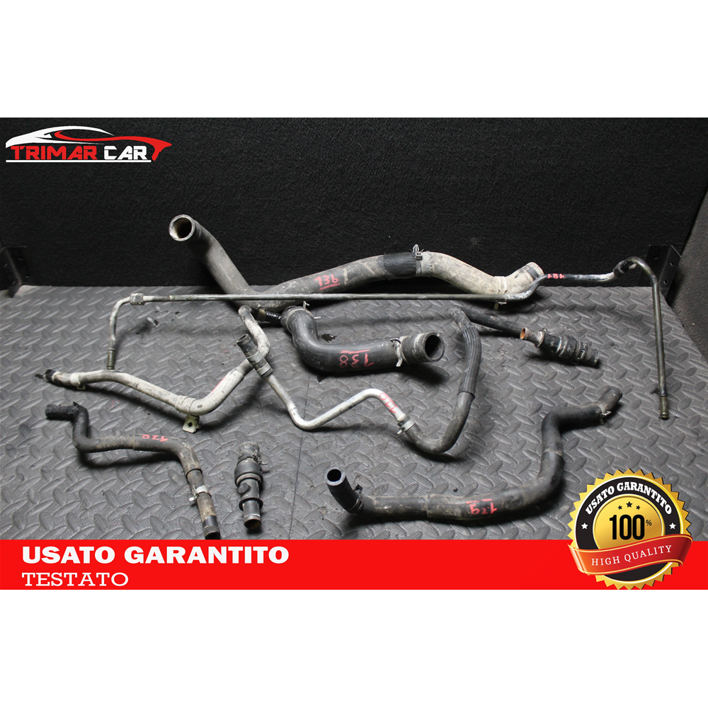 KIT TUBI ACQUA RAFFREDDAMENTO RADIATORE NISSAN NP300 NAVARA (D40)(2004 IN POI) 2.5 DCI 174CV 128KW COD MOT. YD25DDTI