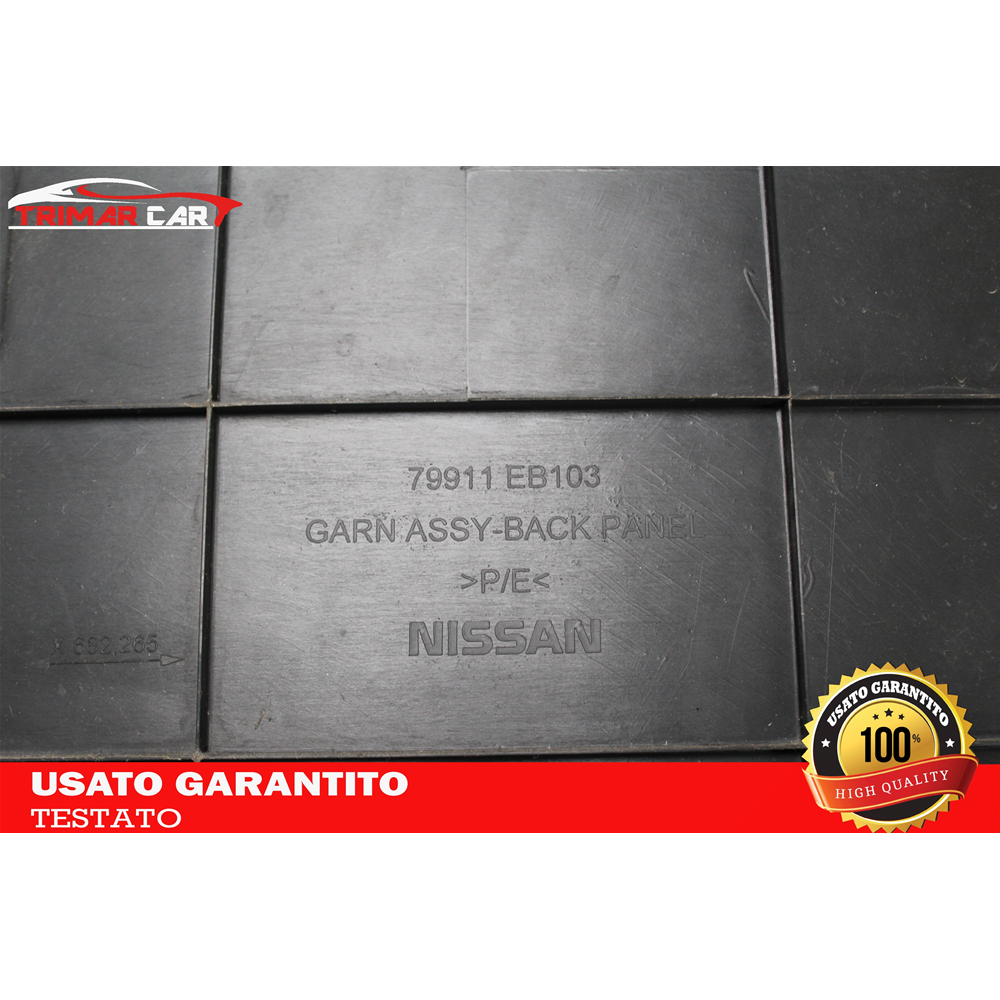 79911EB103 PANNELLO COFANO BAULE POSTERIORE NISSAN NP300 NAVARA (D40)(2004 IN POI) 2.5 DCI 174CV 128KW COD MOT. YD25DDTI