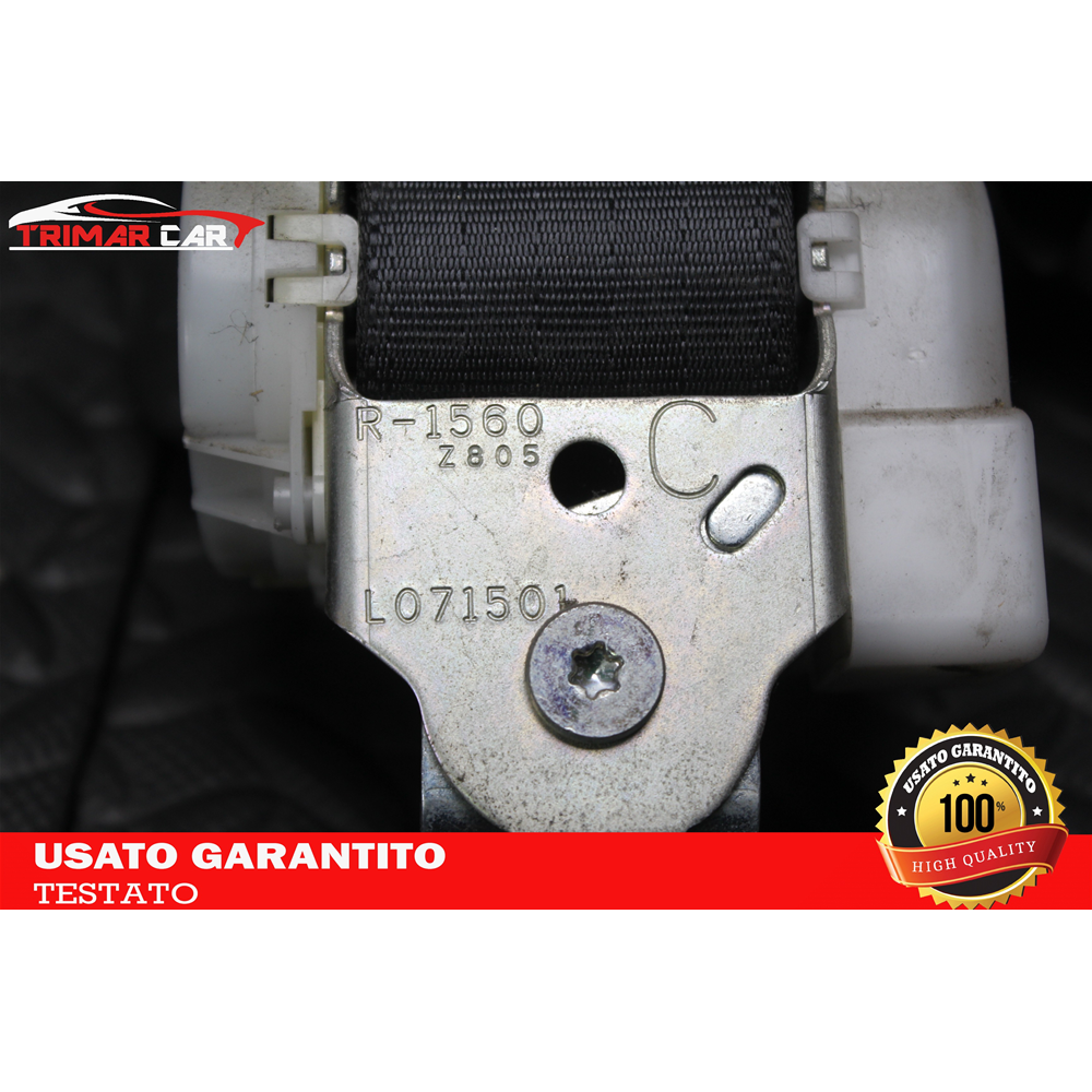CINTURA SICUREZZA POSTERIORE DESTRA NISSAN NP300 NAVARA (D40)(2004 IN POI) 2.5 DCI 174CV 128KW COD MOT. YD25DDTI