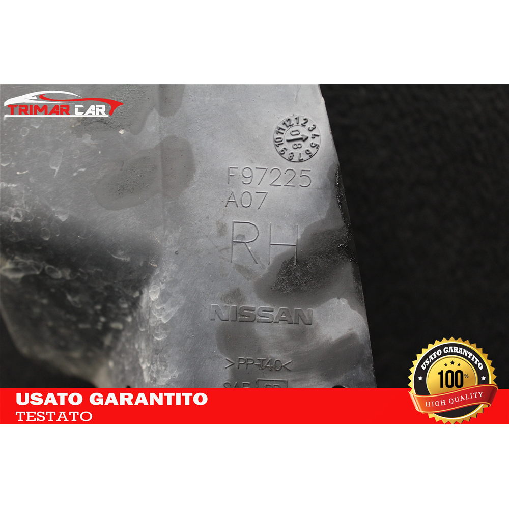 F97225A07 CONVOGLIATORE INTERCOOLER DESTRO NISSAN NP300 NAVARA (D40)(2004 IN POI) 2.5 DCI 174CV 128KW COD MOT. YD25DDTI