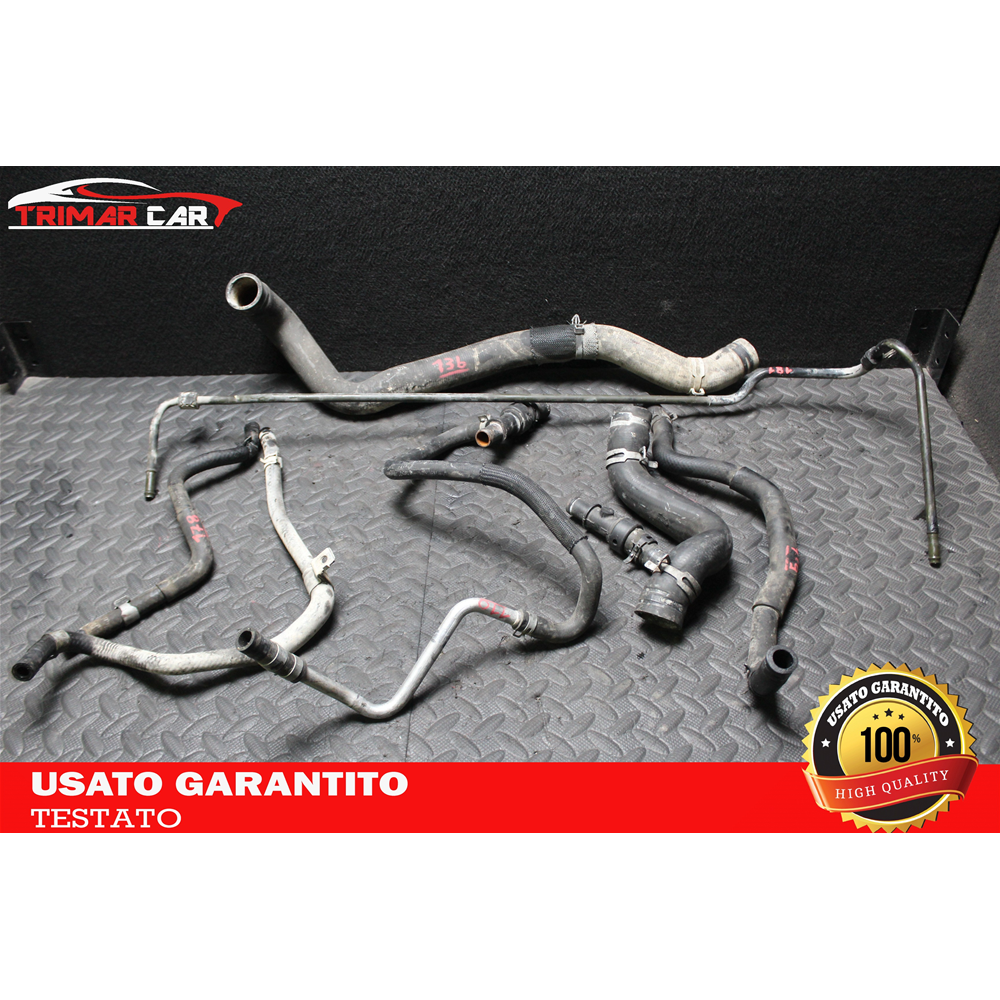 KIT TUBI ACQUA RAFFREDDAMENTO RADIATORE NISSAN NP300 NAVARA (D40)(2004 IN POI) 2.5 DCI 174CV 128KW COD MOT. YD25DDTI