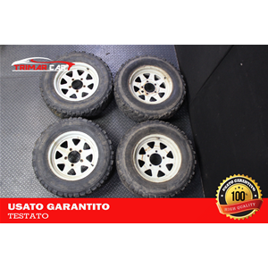 R15 SET 4 CERCHI IN FERRO SUZUKI SAMURAI (SJ)(1988-2004)