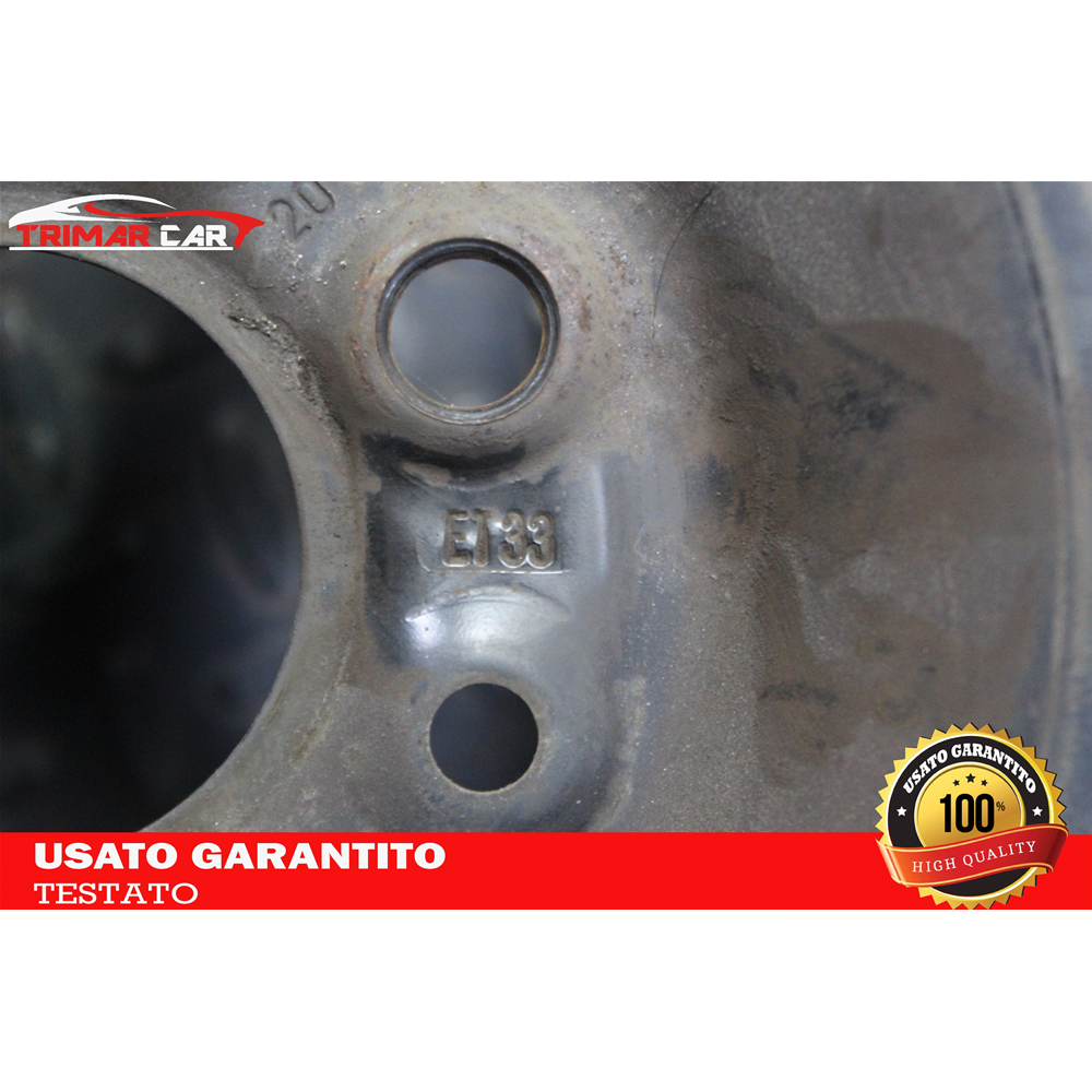 465409610 R13 CERCHIO SINGOLO IN FERRO FIAT SEICENTO / 600 (187)(98-10)