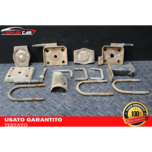 COPPIA PIASTRA ANCORAGGIO BALESTRE POSTERIORE DX SX SUZUKI SAMURAI (SJ)(1988-2004) 1.3 70CV 51KW COD.MOTORE: G13BA