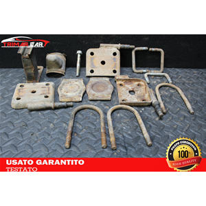 COPPIA PIASTRA ANCORAGGIO BALESTRE POSTERIORE DX SX SUZUKI SAMURAI (SJ)(1988-2004) 1.3 70CV 51KW COD.MOTORE: G13BA