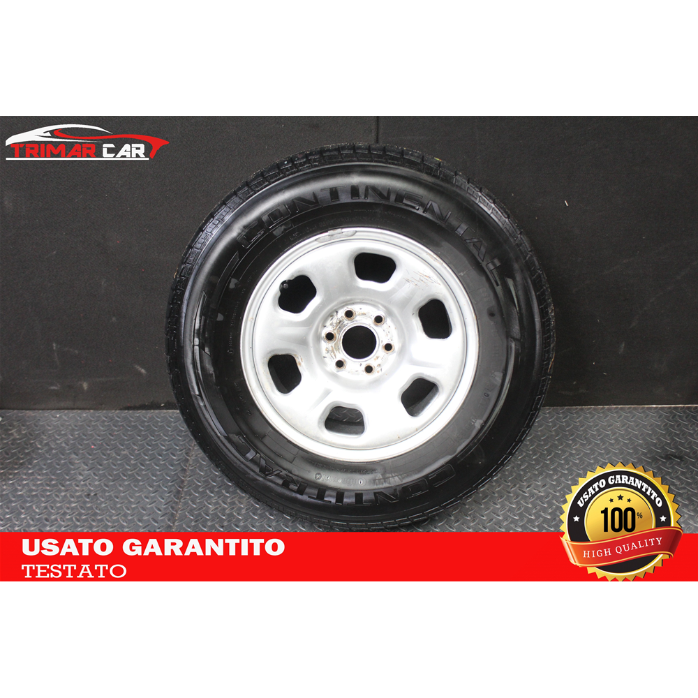40300EB400 255/70 R16 CERCHIO SINGOLO IN FERRO NISSAN NP300 NAVARA (D40)(2004 IN POI)