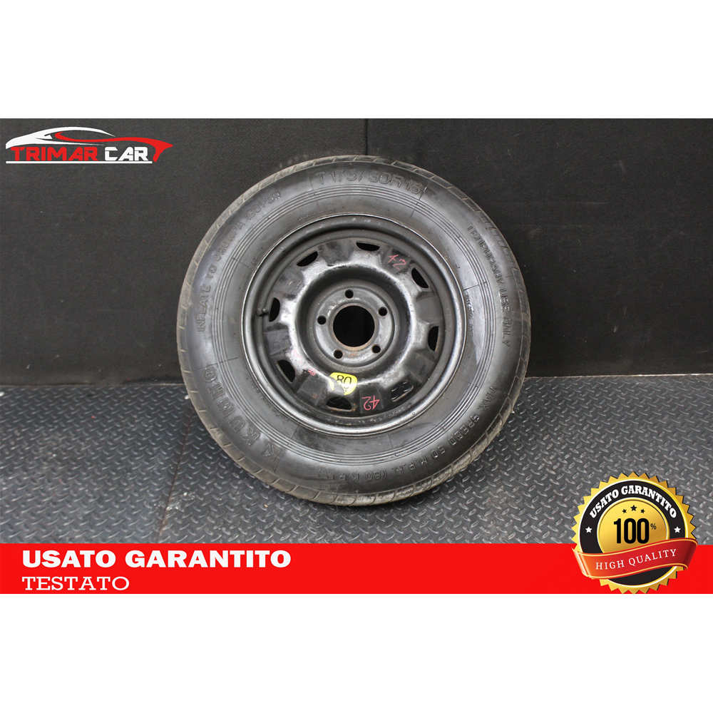 175-90 R16 CERCHIO RUOTA DI SCORTA SSANGYONG REXTON (GAB)(2002 IN POI)