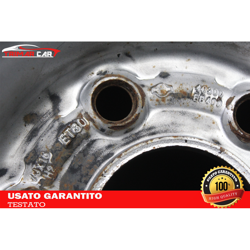 40300EB400 255/70 R16 CERCHIO SINGOLO IN FERRO NISSAN NP300 NAVARA (D40)(2004 IN POI)