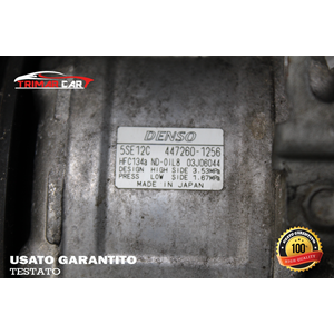 447260-1256 COMPRESSORE AC CLIMA TOYOTA RAV4 3 III (A3)(05-13) 2.2 D 4WD 136CV 100KW COD MOTORE: 2AD-FTV
