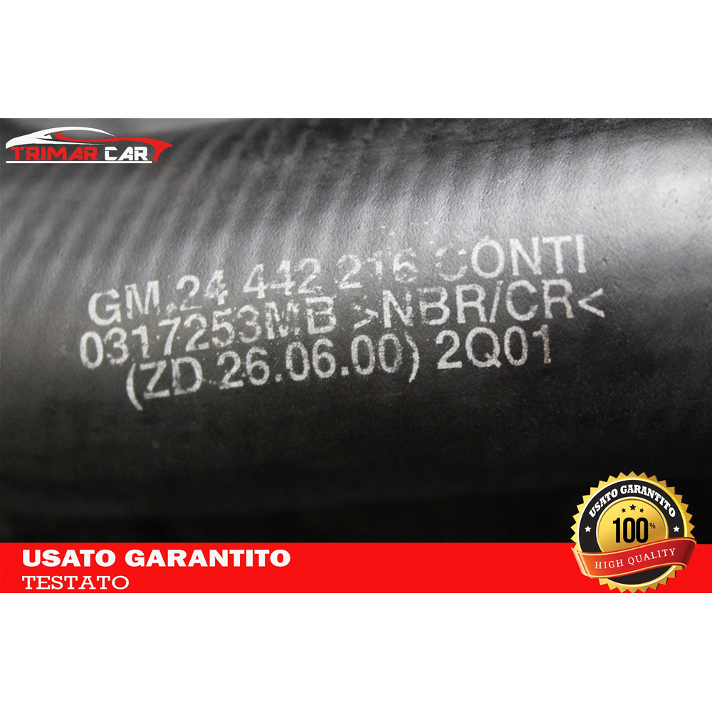 24442216 TUBO MANICOTTO INTERCOOLER TURBO OPEL ZAFIRA A (F75)(99-05) 2.0 DTI