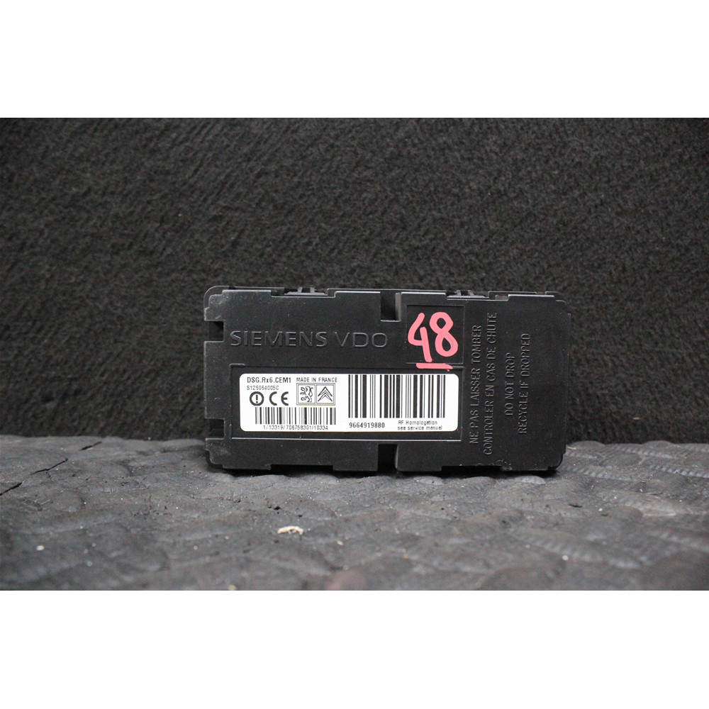 9664919880 CENTRALINA MODULO PRESSIONE PNEUMATICI CITROEN C5 3 III BREAK (RW)(08-17) 2.2 HDI 200 204CV 150KW COD MOT; 4HL