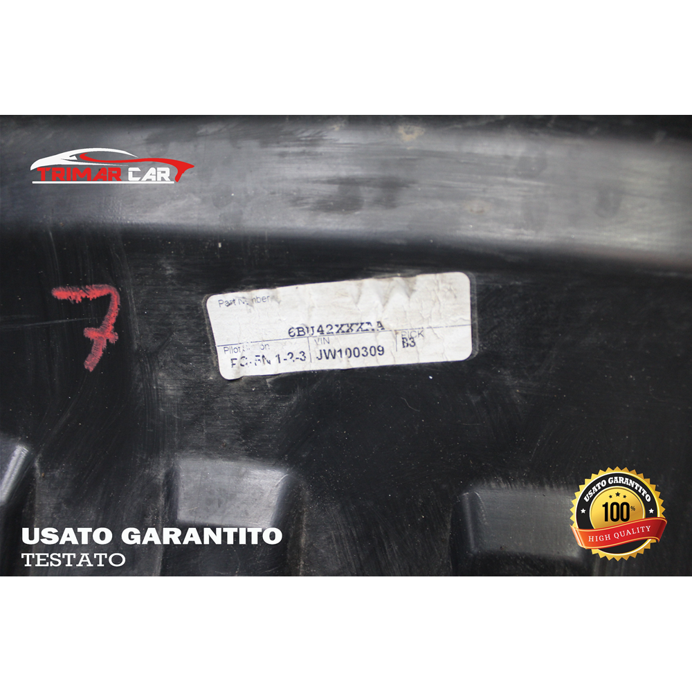 6BU42XXXAA RIPARO COPRI MOTORE INFERIORE JEEP WRANGLER 4 IV (JL)(2017 IN POI) 2.2 MULTIJET 200CV 147KW SIGLA MOTORE EBH