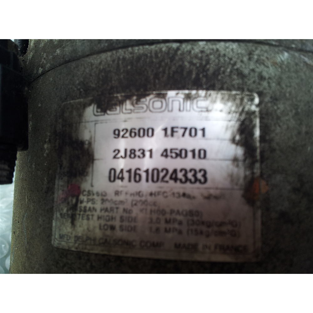 926001F701 COMPRESSORE AC CLIMA NISSAN