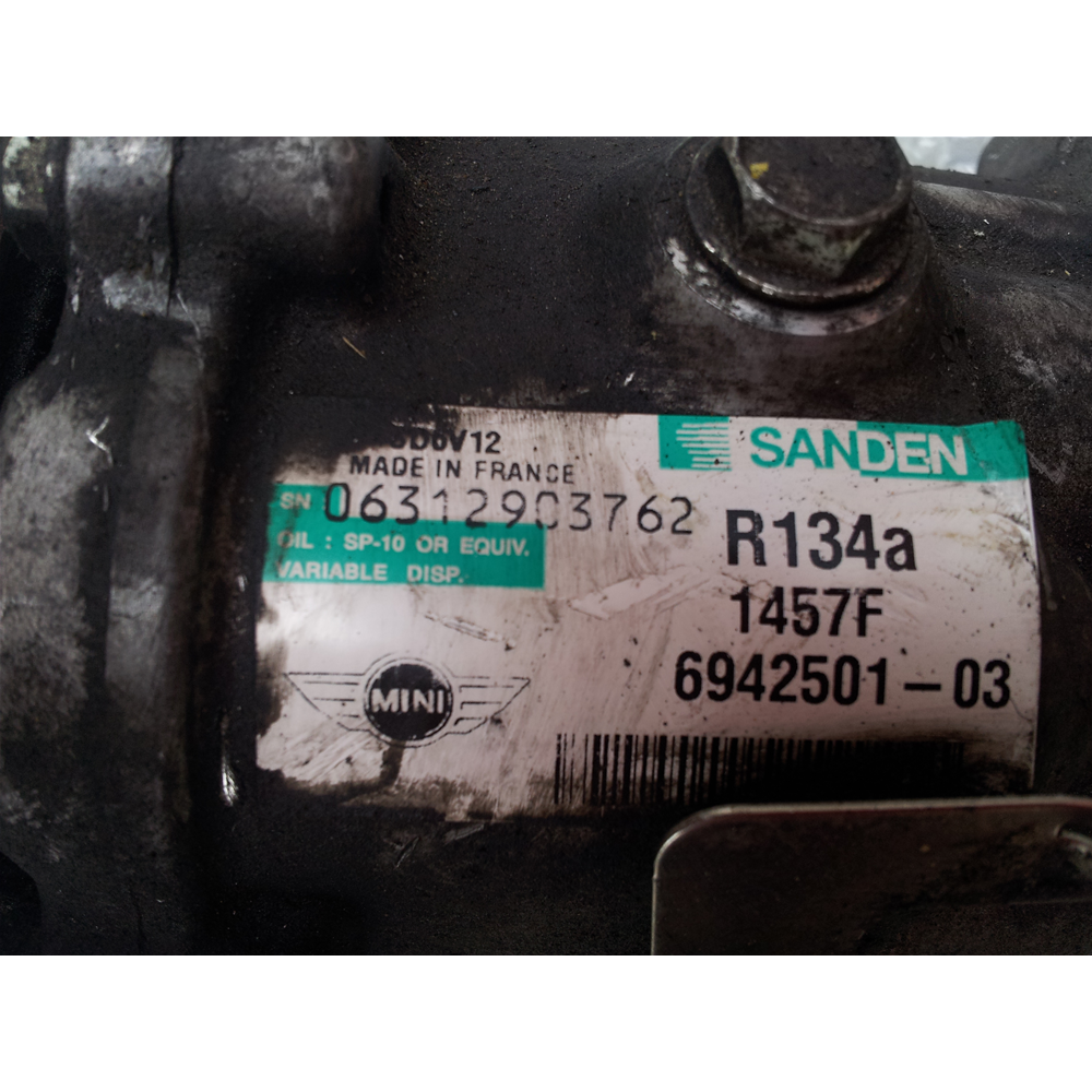 COMPRESSORE AC ARIA CONDIZIONATA MINI COOPER R55 R56 DAL '06 694250103