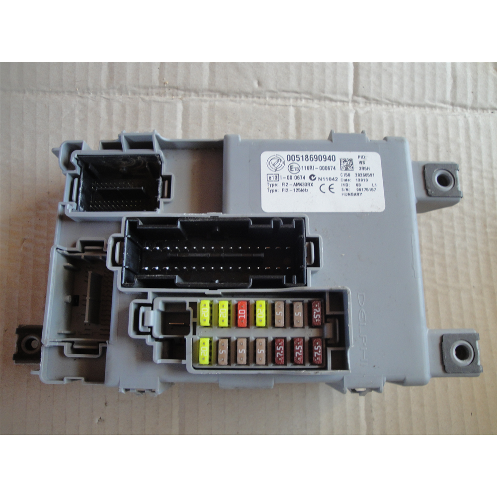 CENTRALINA PORTAFUSIBILI BODY COMPUTER FIAT GRANDE PUNTO,PUNTO EVO COD 51869094