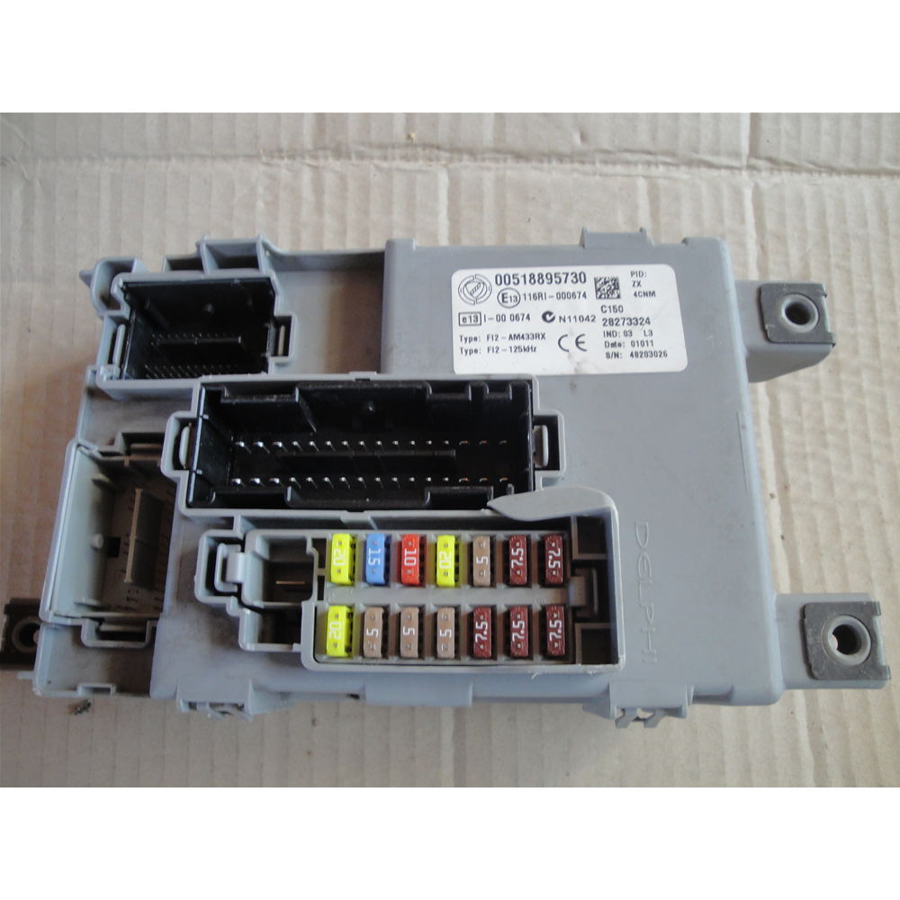 CENTRALINA PORTAFUSIBILI BODY COMPUTER FIAT 500 DAL '07