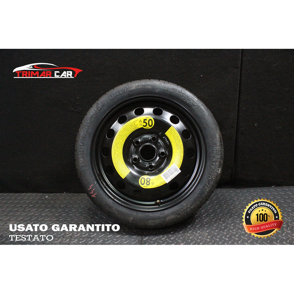 4160068  125 70 R16 RUOTA SCORTA RUOTA VW GOLF 7 VII (2012 IN POI) 2.0 TDI 150 CV 110KW