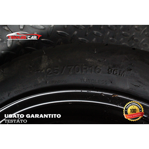 4160068  125 70 R16 RUOTA SCORTA RUOTA VW GOLF 7 VII (2012 IN POI) 2.0 TDI 150 CV 110KW