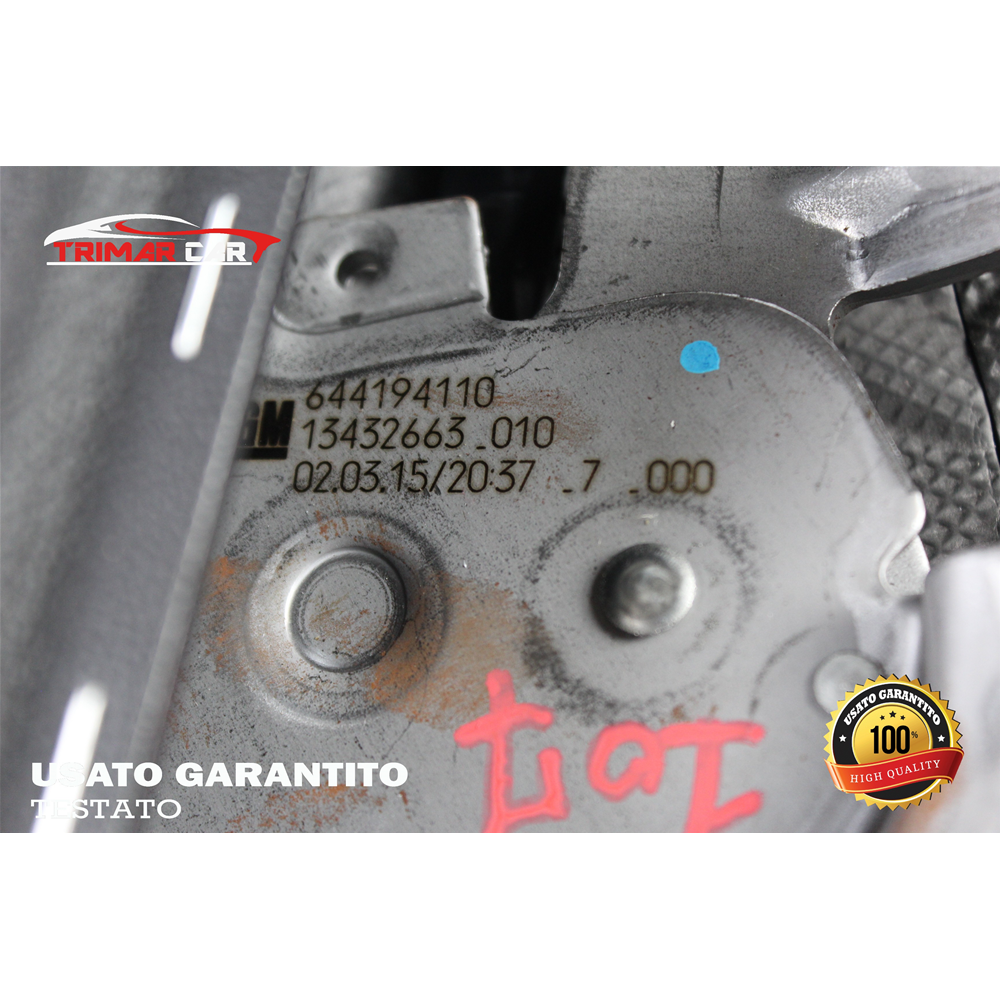 13432663 LEVA FRENO A MANO OPEL CORSA E (X15)(2014 IN POI) 1.2 69CV 51KW COD MOT: B12XER