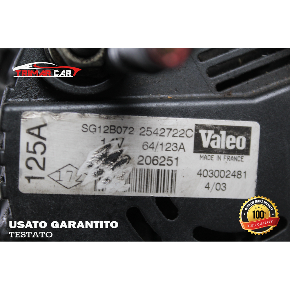 2542722C ALTERNATORE OPEL RENAULT VOLVO MITSUBISHI