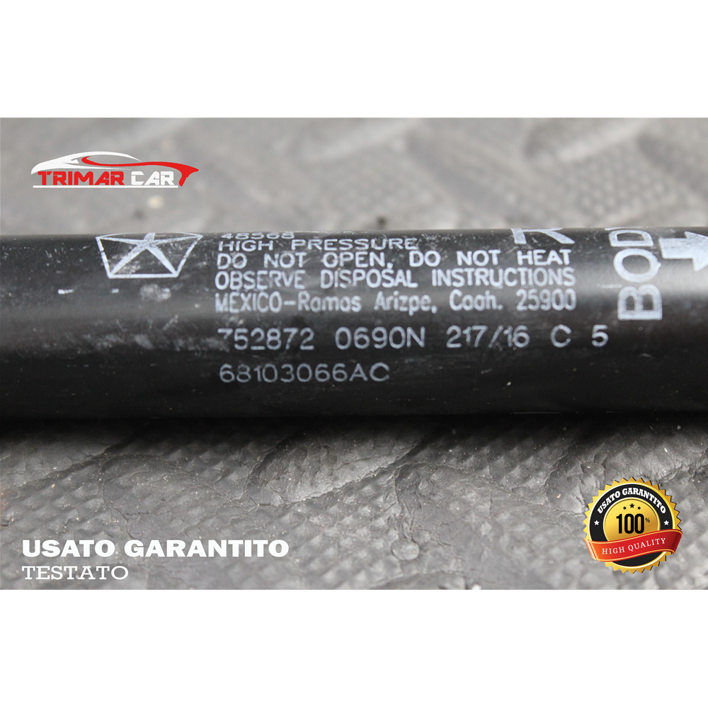 68103066AC AMMORTIZZATORE APERTURA PORTELLONE JEEP CHEROKEE 5 (KL)(2013 IN POI) 2.2 CRD 4X4 200CV 147KW SIGLA MOT. LAU61