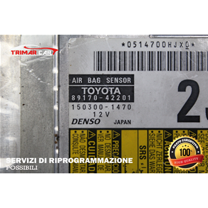 89170-42201 KIT AIRBAG COMPLETO TOYOTA RAV4 3 III (A3)(05-13) 2.0 4WD 152CV 112KW COD MOT; 1AZFE