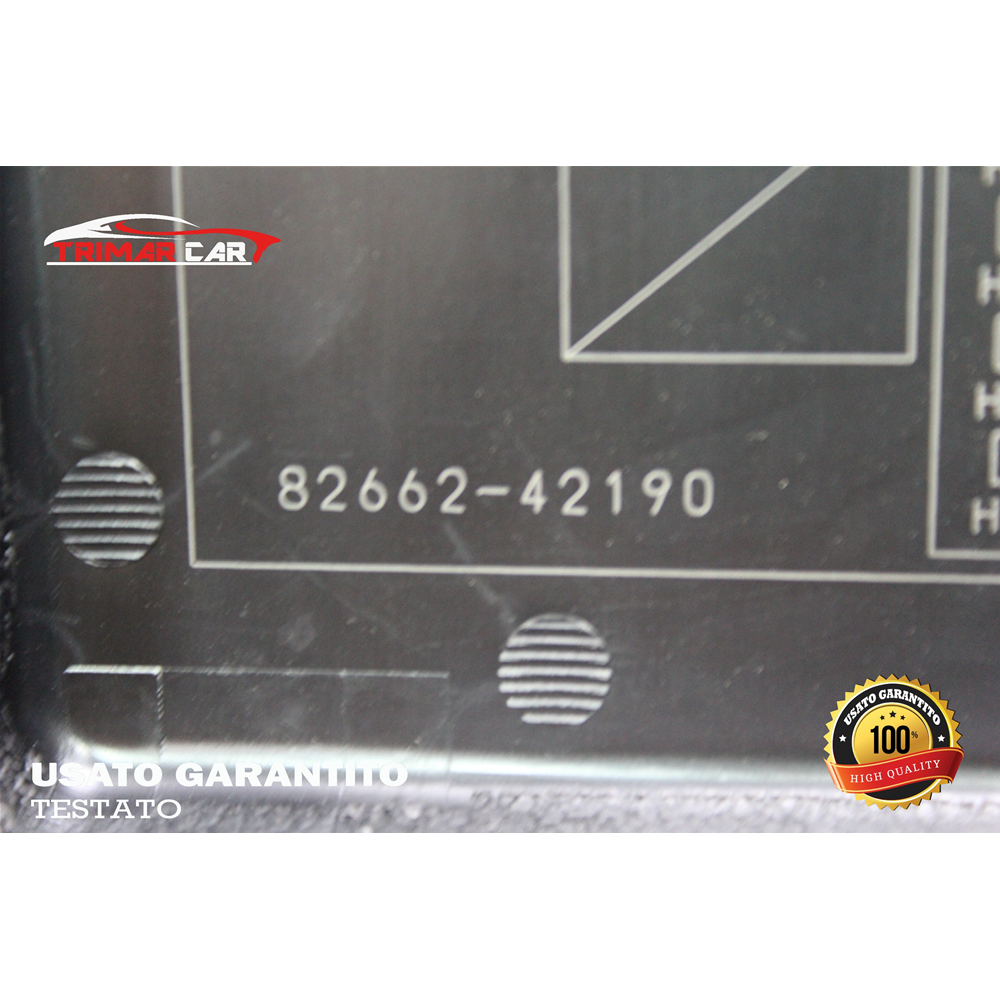 82662-42190 DX CENTRALINA SCATOLA PORTAFUSIBILI TOYOTA RAV4 3 III (A3)(05-13) 2.0 4WD 152CV 112KW COD MOT; 1AZFE