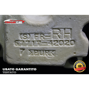 PANNELLO PORTIERA ANTERIORE DESTRA TOYOTA RAV4 3 III (A3)(05-13) 2.0 4WD 152CV 112KW COD MOT; 1AZFE